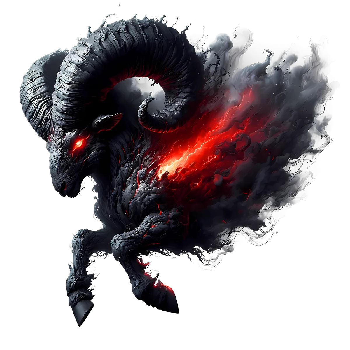Aries zodiac sign artwork