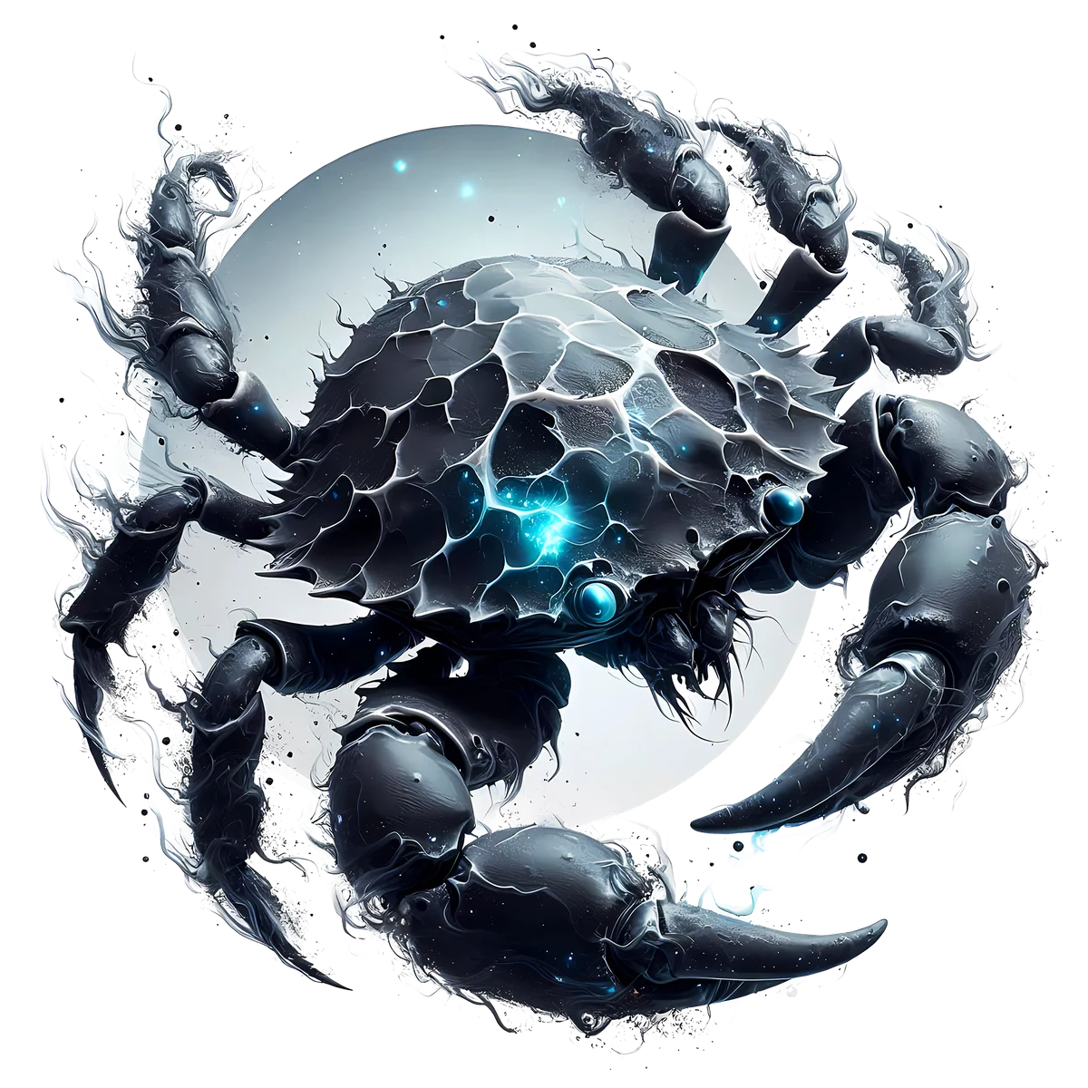 Cancer zodiac sign artwork