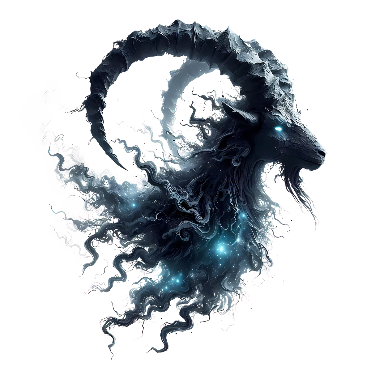 Capricorn zodiac sign artwork