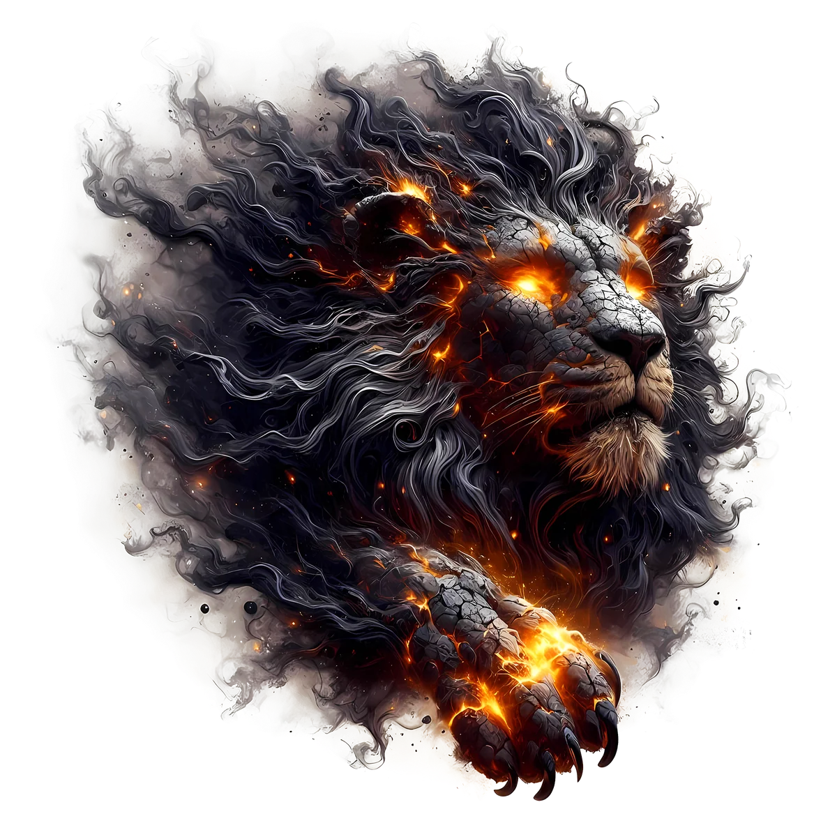 Leo zodiac sign artwork