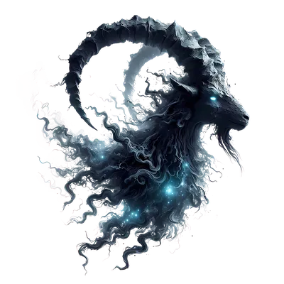 Capricorn zodiac sign icon